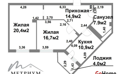 Купить 2-комнатную квартиру, Минск, Аркадия Смолича ул., 2 (Ленинский район). Фото 2
