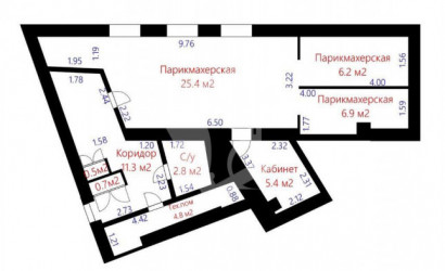 Продажа помещения, Минск, Гая ул., 4/1,  64 кв.м.. Фото 17