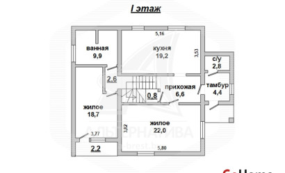 Купить дом, Скоки, Мотыкальский с/с, 10.05 соток. Фото 1