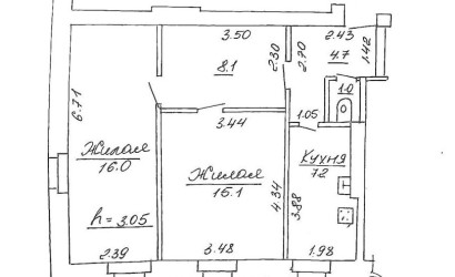 Купить 2-комнатную квартиру, Гродно, Кирова, 38. Фото 12