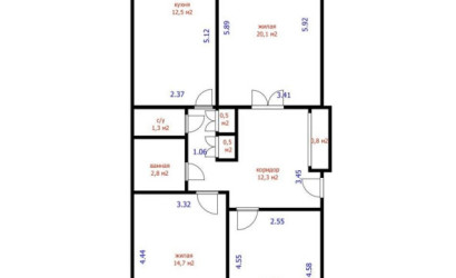 Купить 3-комнатную квартиру, Минск, Захарова ул., 56 (Партизанский район). Фото 31