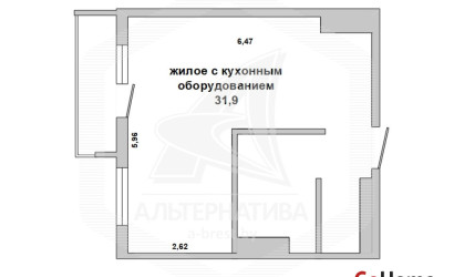 Купить 1-комнатную квартиру, Брест, Центр, ул. Фомина. Фото 11