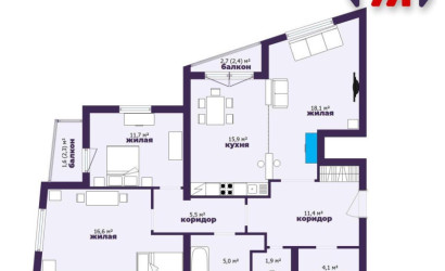 Купить 3-комнатную квартиру, Минск, Волгоградская ул., 86 (Первомайский район). Фото 30