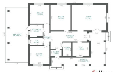 Купить коттедж, Мачулищи, 12.01 соток. Фото 9