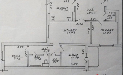 Купить 4-комнатную квартиру, Витебск, Победы просп., 33. Фото 12