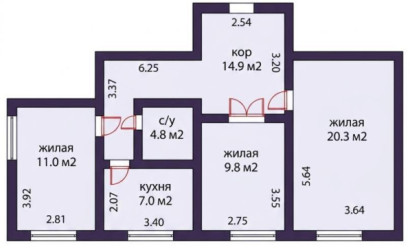 Купить 3-комнатную квартиру, Минск, Ленина ул., 18 (Ленинский район). Фото 1