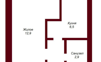 Купить 1-комнатную квартиру, Кобрин, Дзержинского, 34. Фото 8