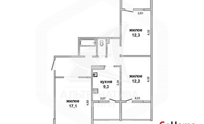 Купить 3-комнатную квартиру, Брест, Вулька, ш. Варшавское. Фото 1