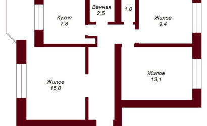 Купить 3-комнатную квартиру, Брест, ул. Смирнова, д. . Фото 8