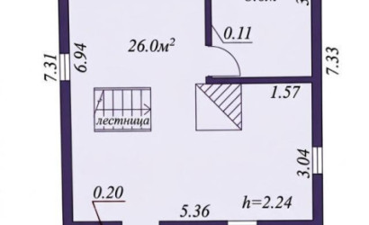 Купить дом в деревне, Гранат, 10 соток. Фото 24