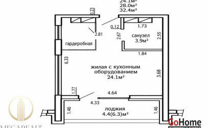 Купить 1-комнатную квартиру, Минск, ул. Игоря Лученка, д. 29 (Октябрьский район). Фото 9