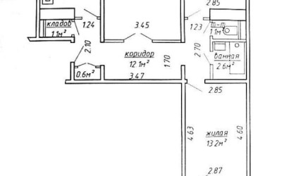 Купить 3-комнатную квартиру, Минск, Городецкая, 58 (Первомайский район). Фото 12