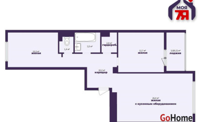 Купить 3-комнатную квартиру, Минск, Дзержинского просп., 94 (Московский район). Фото 14