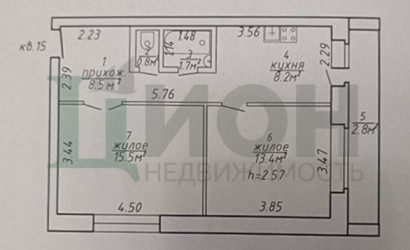 Купить 2-комнатную квартиру, Миоры, Коммунистическая ул, 35. Фото 10