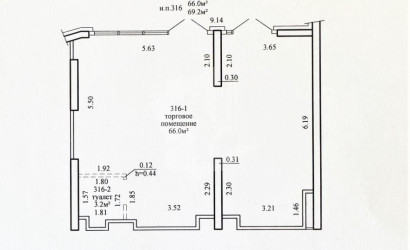 Аренда торгового помещения, Минск, Леонида Щемелёва ул., 18,  69.2 кв.м.. Фото 3
