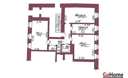 Купить 3-комнатную квартиру, Гродно, Кирова, 9. Фото 11