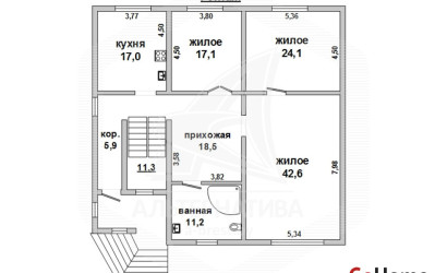 Купить дом, Брест, Речица, 6.07 соток. Фото 35