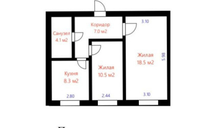 Купить 2-комнатную квартиру, Минск, Тракторостроителей бульвар, 3 (Партизанский район). Фото 14