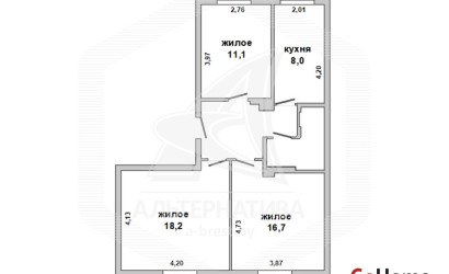 Купить 3-комнатную квартиру, Брест, Центр, ул. Зубачева. Фото 5
