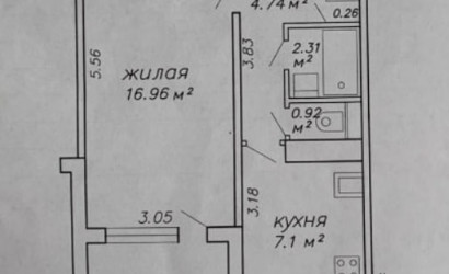 Купить 1-комнатную квартиру, Минск, Бурдейного, 19 (Фрунзенский район). Фото 1