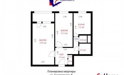 Купить 2-комнатную квартиру, Минск, Сухаревская ул., 6 (Фрунзенский район). Фото 1