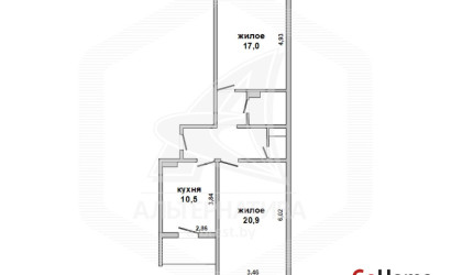 Купить 2-комнатную квартиру, Брест, Ковалево, ул. Луцкая. Фото 1