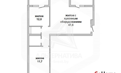 Купить 3-комнатную квартиру, Брест, Центр, ул. Гоголя. Фото 8