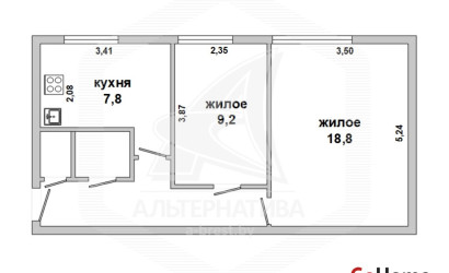 Купить 2-комнатную квартиру, Брест, Центр, ул. Карбышева. Фото 1