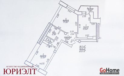 Купить 2-комнатную квартиру, Витебск, Чапаева, 18. Фото 17