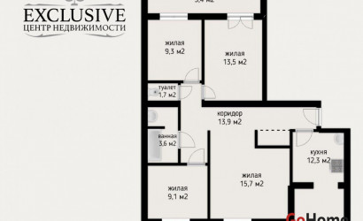 Купить 4-комнатную квартиру, Жодино, Скорины просп., 7. Фото 28