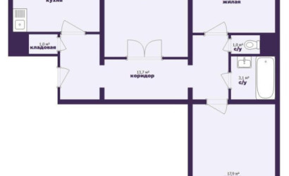 Купить 3-комнатную квартиру, Минск, Физкультурная ул., 14 (Ленинский район). Фото 25