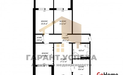 Купить 4-комнатную квартиру, Брест, ул. Гродненская, д. . Фото 11