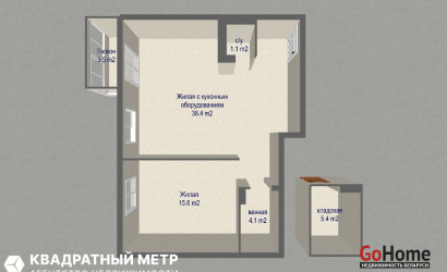 Купить 2-комнатную квартиру, Минск, ул. Розы Люксембург, д. 181 (Московский район). Фото 20