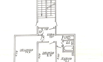 Купить 2-комнатную квартиру, Гродно, ул. Суворова, д. 25. Фото 7