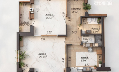 Купить 2-комнатную квартиру, Минск, Матусевича, 58(Фрунзенский район). Фото 2