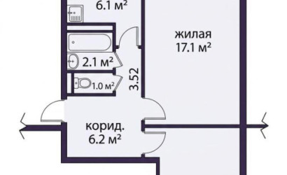 Купить 2-комнатную квартиру, Минск, Калиновского ул., 95 (Первомайский район). Фото 18