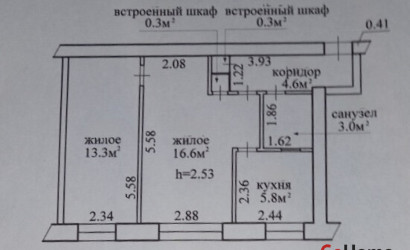 Купить 2-комнатную квартиру, Полоцк, Коммунистическая ул., 21. Фото 35