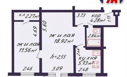 Купить 2-комнатную квартиру, Минск, Фроликова ул., 5 (Партизанский район). Фото 18
