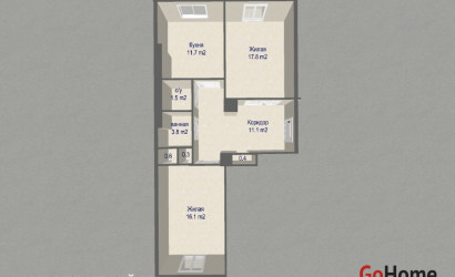 Купить 2-комнатную квартиру, Минск, ул. Пономарева, д. 5 (Первомайский район). Фото 17