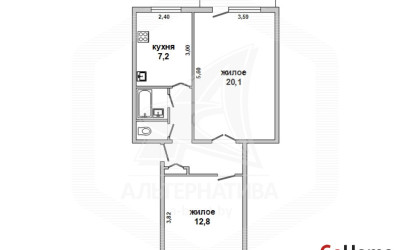 Купить 2-комнатную квартиру, Ленинский, , . Фото 7