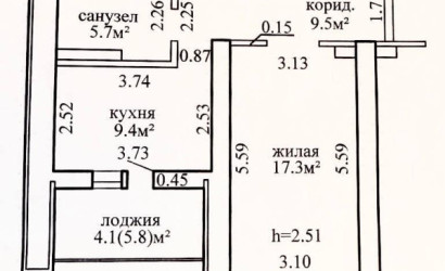 Купить 1-комнатную квартиру, Витебск, Воинов-Интернационалистов ул.. Фото 36