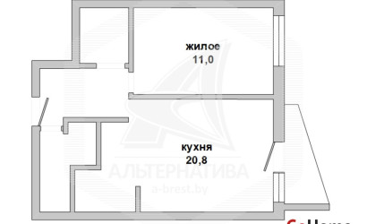 Купить 1-комнатную квартиру, Брест, Центр, ул. Маяковского. Фото 1