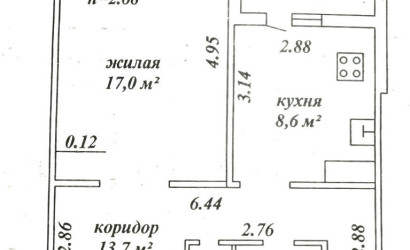 Купить 1-комнатную квартиру, Бобруйск, 50 лет ВЛКСМ, 86. Фото 9