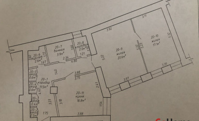 Купить 2-комнатную квартиру, Минск, карла маркса,17 (Ленинский район). Фото 2
