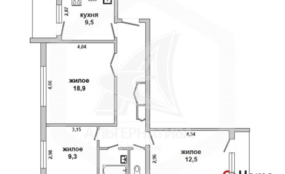 Купить 3-комнатную квартиру, Брест, Брест-восточный, ул. Скрипникова. Фото 10