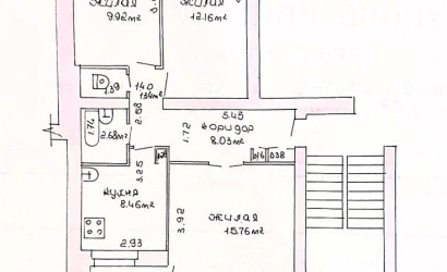 Купить 3-комнатную квартиру, Барановичи, Энтузиастов, 36. Фото 2