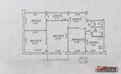 Купить 4-комнатную квартиру, Витебск, Чкалова, 9/9. Фото 13
