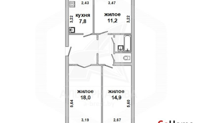 Купить 3-комнатную квартиру, Брест, Центр, ул. Гоголя. Фото 4