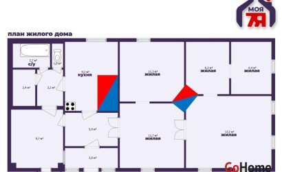 Купить дом, Старобин, Западная ул., 16.44 соток. Фото 26