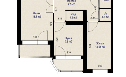 Купить 2-комнатную квартиру, Минск, ул. Максима Танка, д. 4 (Центральный район). Фото 19